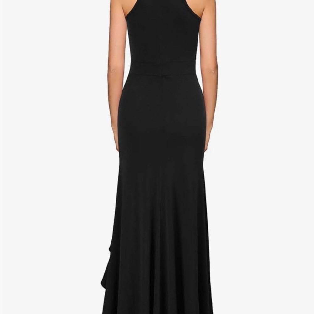 NWOT Mushare Elegant Black Evening Gown - Picture 2 of 2